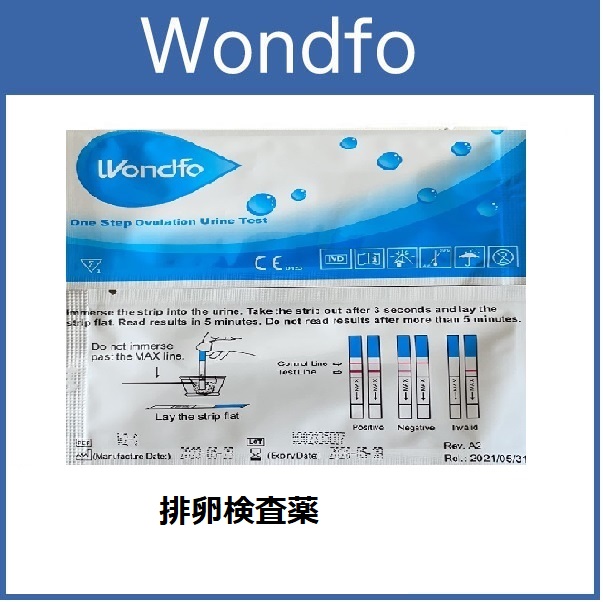 Wondfo排卵検査薬・バージョンUP！推奨使用期限2026年12月