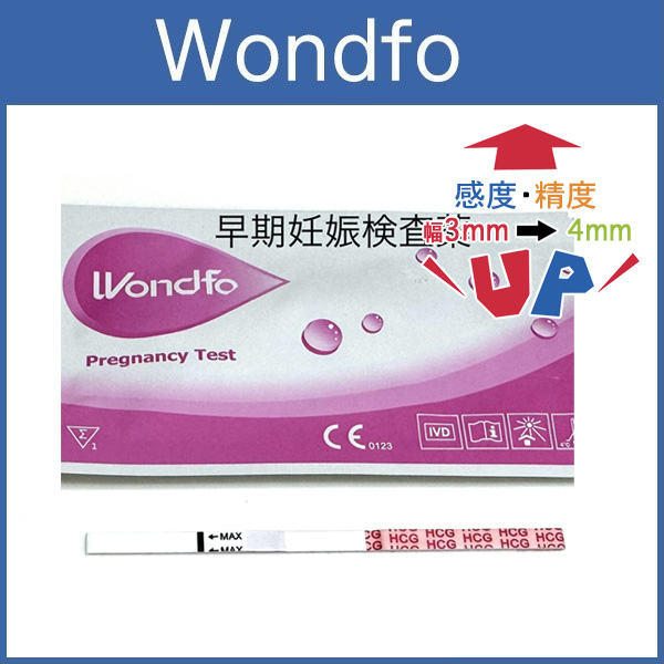 【欧米仕様WONDFO】早期妊娠検査薬・推奨使用期限2026年12月